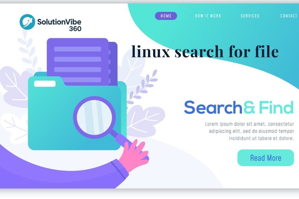 linux search for file