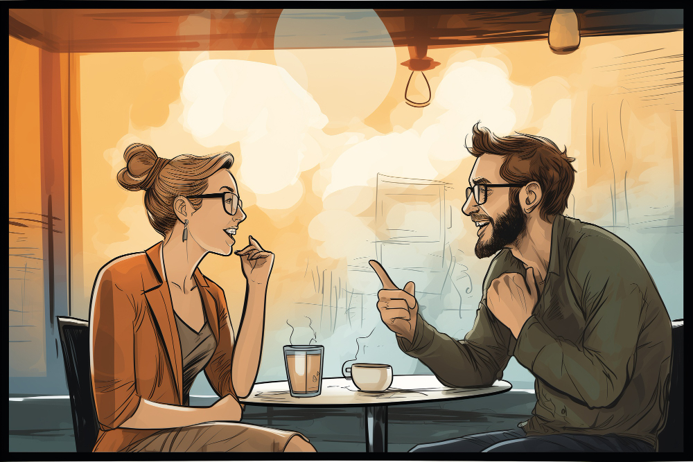 Think-Pair-Share activities showing students working in pairs to enhance learner engagement